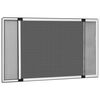 vidaXL Zanzariera Allungabile per Finestre Bianca (100-193)x75 cm