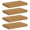 vidaXL Scaffale da parete 4 pz Beige 40 x 23,5 x 3,8 cm