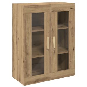 vidaXL Armadietto Pensile a Parete Rovere Artigianale 69,5x34x90 cm