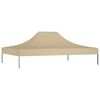 vidaXL Tetto per Tendone per Feste 4,5x3 m Beige 270 g/m²