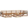 vidaXL Set di divani da esterno 7 pcs Naturale