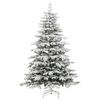 vidaXL Albero di Natale Artificiale con Rami Pieghevoli Bianco 210 cm