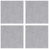 vidaXL Gradini per Scale 4 pz 30 x 30 cm Argento Alluminio Quadrato