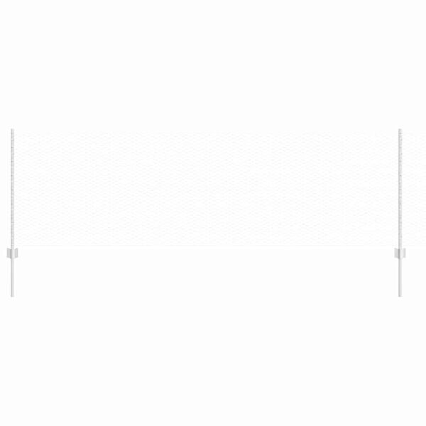 vidaXL Recinzione con Posto Argento 0,8 x 100 m Acciaio