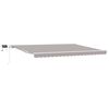vidaXL Tenda retrattile Grigio Chiaro 450 &times; 300 cm Tessuto e Alluminio