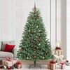 vidaXL Albero di Natale Artificiale con Rami Pieghevoli Verde 240 cm