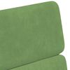 vidaXL Sedie da Pranzo con Ruote 2 pcs Verde chiaro 58 x 65 x 98 cm