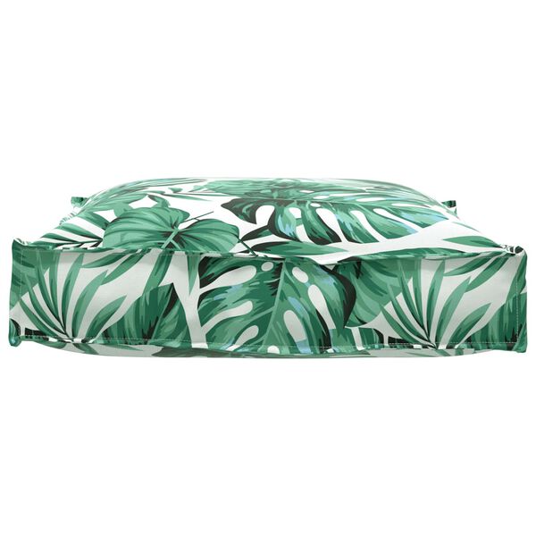 vidaXL Cuscino Foglia Motivo Foglia 70 x 70 x 12 cm Tessuto Oxford