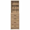 vidaXL Credenza rovere artigianale 40 x 41 x 135 cm Legno multistrato
