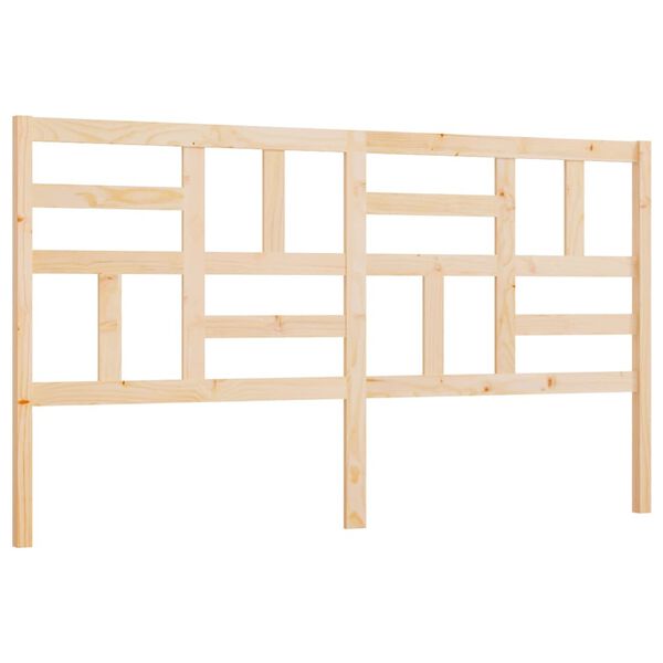 vidaXL Testiera per Letto 186x4x100 cm in Legno Massello di Pino