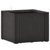 vidaXL Letto Rialzato Giardino con Irrigazione Antracite 43x43x33 cm