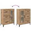 vidaXL Credenza con cassetto Rovere artigianale 69,5 x 34 x 180 cm