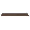 vidaXL Mensole Parete 4pz Rovere Marrone 60x40x1,5cm Legno Multistrato