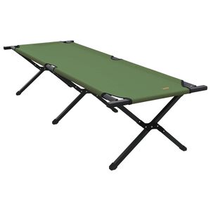 vidaXL Letto da campeggio pieghevole Verde 193 x 69 x 45 cm