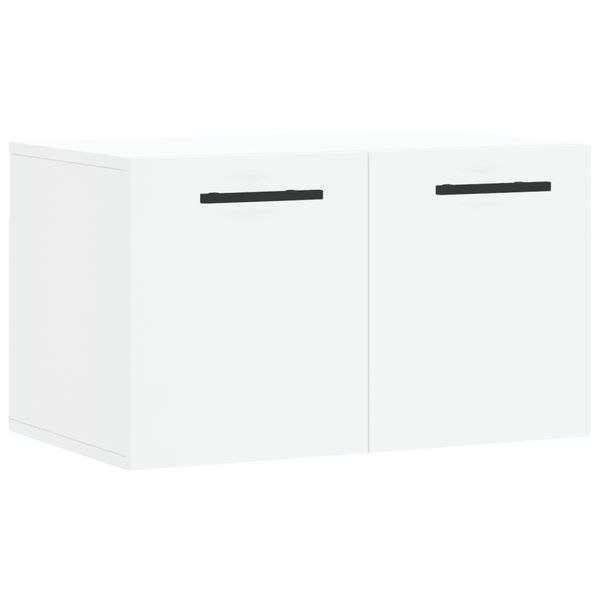 vidaXL Mobile a Parete Bianco 60x36,5x35 cm in Legno Multistrato