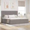 vidaXL Letto con contenitore e LED Talpa 200 x 200 cm Poliestere