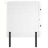 vidaXL Comodini 2 pz Bianchi 40x35x47,5 cm in Legno Multistrato