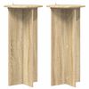vidaXL Supporto per piante 2 pz Rovere Sonoma 40 x 40 x 80 cm