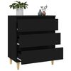 vidaXL Credenza Nero 60x35x70 cm in Legno Multistrato
