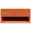 vidaXL Comodino con cassetto 2 pcs Marrone cerato 50 x 32,5 x 24 cm
