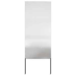 vidaXL Schermo per privacy in giardino Traforo Argento 50 x 140 cm