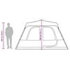 vidaXL Tenda Familiare a Cupola 10 Persone Blu a Rilascio Rapido