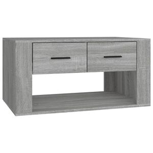 vidaXL Tavolino da Salotto Grigio Sonoma 80x50x40 cm Legno Multistrato