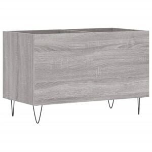 vidaXL Mobile Porta Dischi Grigio Sonoma 74,5x38x48 Legno Multistrato