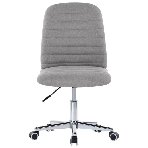 vidaXL Sedie da Pranzo 6 pz Grigio Chiaro in Tessuto