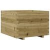 vidaXL Fioriera da Giardino 70x70x49,5 cm in Legno di Pino Impregnato
