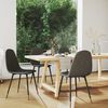 vidaXL Sedie da Pranzo 4 pz Grigio Scuro in Tessuto
