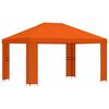 vidaXL Gazebo 4 &times; 3 m Arancione Poliestere e Acciaio 190 gsm