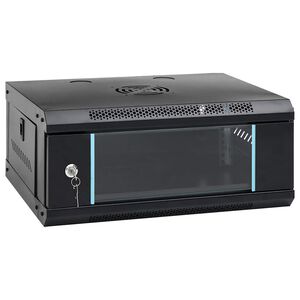 vidaXL Armadietto di Rete a Parete 4U da 19" IP20 53x40x21 cm
