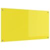 vidaXL Schienale da cucina Giallo 110 x 60 cm vetro temperato