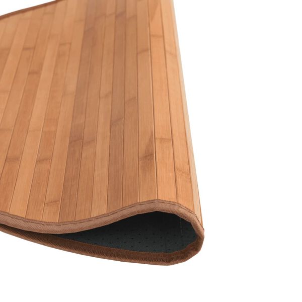 vidaXL Tappeto Rotondo Naturale 60 cm in Bamb&ugrave;
