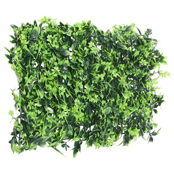 &nbsp;vidaXL Recinzione Foglie Artificiali&nbsp;24 pz Verde 40x60 cm