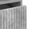 vidaXL Armadio da Notte 2 pcs Grigio cemento 49 x 36 x 61 cm