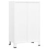 vidaXL Armadio Classificatore Industriale Bianco 70x40x115 cm Metallo