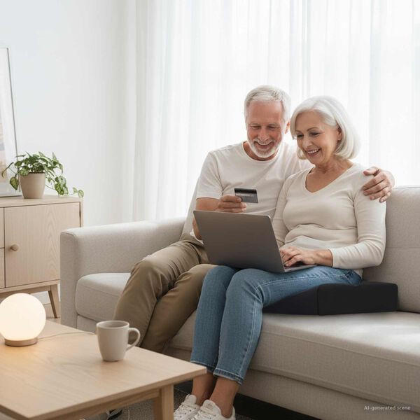 vidaXL Cuscino per la seduta Nero