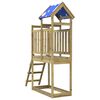 vidaXL Torre da Gioco Marrone Legno Impregnato Solido
