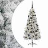 vidaXL Albero di Natale artificiale con palline 120 cm 150 LED
