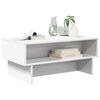 vidaXL Tavolino da salotto Bianco 80 x 46 x 35 cm Legno multistrato