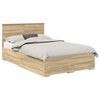 vidaXL Struttura del letto con cassetto Rovere Sonoma 120 x 200 cm