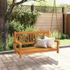 vidaXL Panchina Altalena da Giardino Marrone 119 x 35 x 47cm