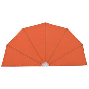 vidaXL Tenda Laterale per Terrazza Pieghevole Terracotta 160 cm