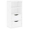 vidaXL Armadietto Laterale con Cassetti ODDA Bianco 40x24x79 cm
