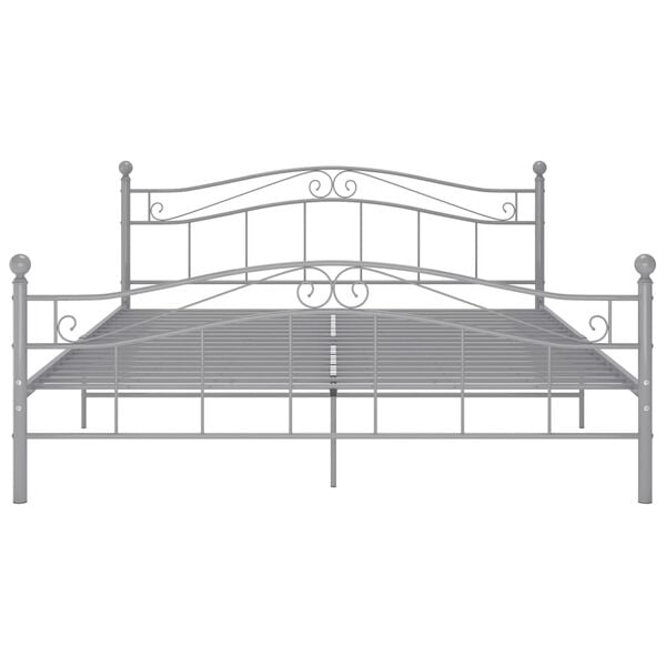 vidaXL Giroletto Grigio in Metallo 200x200 cm