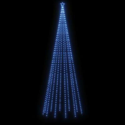vidaXL Albero di Natale con Puntale Blu 732 LED 500 cm