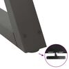 vidaXL Gambe per tavolino 2 pz Antracite 60x(42-43,3) cm Acciaio