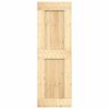 vidaXL Porta Scorrevole con Set Hardware 70x210 cm Legno Massello Pino
